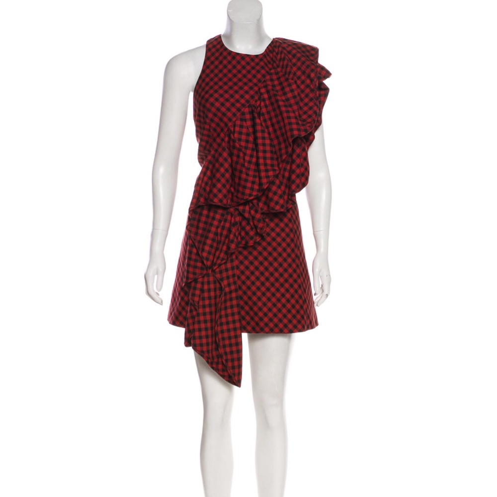 Nordstrom Petersyn Plaid Ruffle Dress